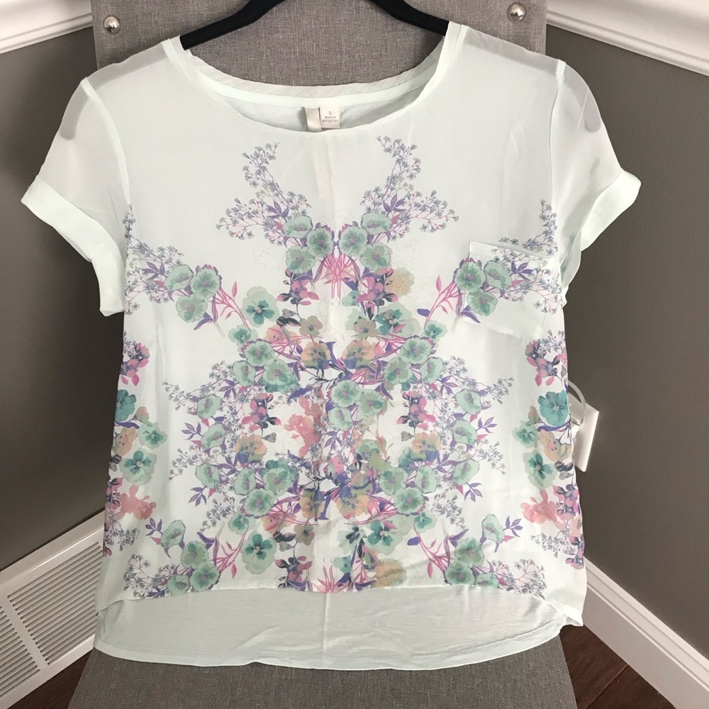 LC sheer blouse size S